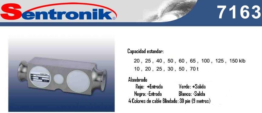 Celda de carga doble apoyo Sentronik 7163