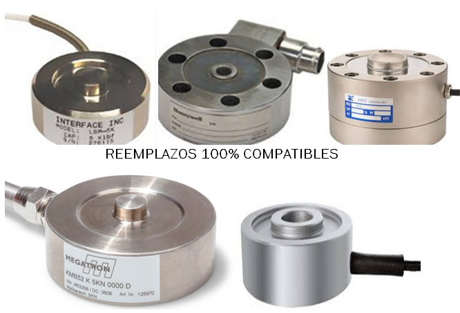 Reemplazos 100% compatibles con Celda de carga compresion Sentronik BTY-SS